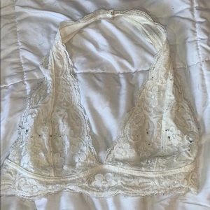 lace halter bralette